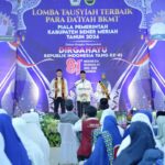 Wakil Bupati Bener Meriah Armia menutup lomba tausyiah da’iyah (BKMT). Foto / Ist.